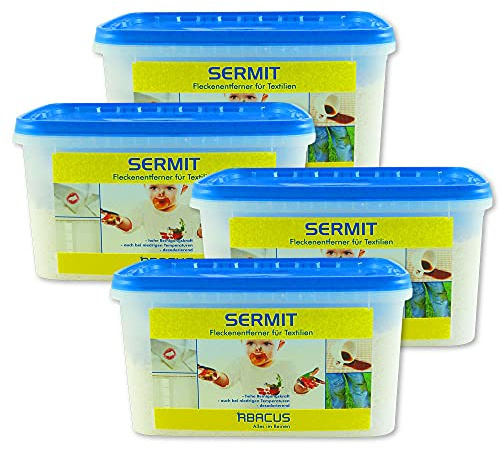 ABACUS® Fleckenentferner Pulver ohne Chlor 4x 5 Kg (7732.4) - Textilreiniger Universalfleckenentferner Spezialfleckentferner