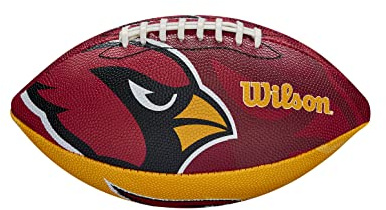 Wilson F1534XB NFL Arizona Cardinals Logo Mini Ball American Football Composite, Junior