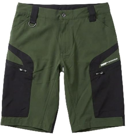 PUMA Workwear Pro-One Shorts Herren - Wanderhose kurz für Männer - Verstärktes Nylon für Langlebigkeit - Trekkinghose mit 4-Wege Stretch - Mit D-Ring am Bund - Outdoor Hosen