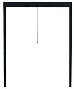 APANA Fliegengitter Rollo Fenster bis 100x160 cm – anthrazit – ausziehbarer Insektenschutz – stabiles Insektenschutzrollo mit Alurahmen & Fiberglasgewebe – Fensterrollo gegen Mücken