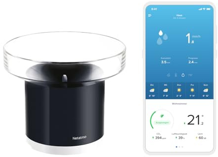 Netatmo Regenmesser Funk Wetterstation, NRG01-WW