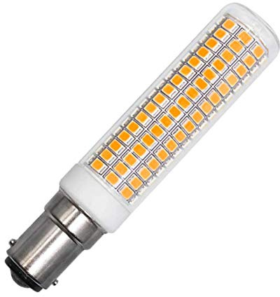 B15D LED 10W Ersatz für Osram Halolux Ceram 100W-120W Halogenlampe,1150LM | Warmweiß 3000K, Kein Flackern, 230V, Nicht Dimmbar, Clear Glas Leuchtmittel Glühlampen, 1er Pack