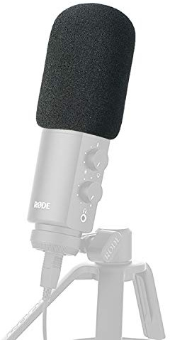 Rode NT-USB+ Popschutz – Profi Mikrofon Schaumstoff Windschutz & Pop-Filter für Rode NT-USB/+ Kondensatormikrofon, reduziert Störgeräusche für klare Audioaufnahmen von YOUSHARES