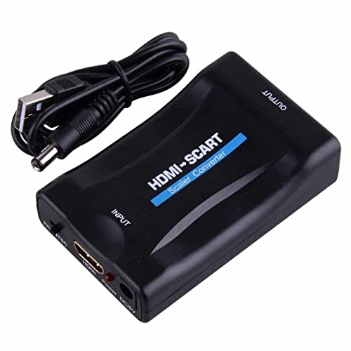 Ziyan HDMI zu auf Scart Konverter Wandler AV Scaler Converter Adapter 720p/1080p HD TV HDCP