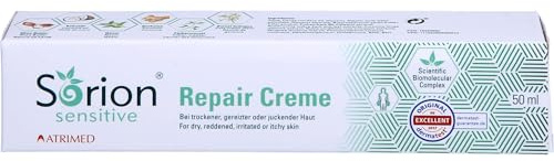 Sorion Repair Creme Sensitive – Spezialpflege bei Hautirritationen, Rötungen und Juckreiz zur nachhaltigen Aufbaupflege (50 ml)