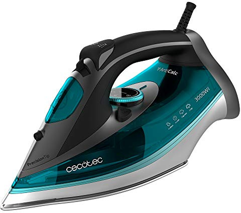 Cecotec Dampfbügeleisen Fast&Furious 5040 Absolute. 3000 W hochleistungsfähiges, 65 g/min Dampf, 230 g/min Dampfstoß, Turbo Slide Bügelsohle, Eco-Modus, Auto Shut Off Sicherheitssystem, Tropf-Stopp