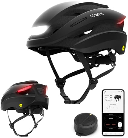 Lumos Ultra Smart-Helm | Fahrradhelm | Vorder- und Rücklicht (LED) | Blinker | Bremslichter | Bluetooth-Verbindung | Erwachsene: Herren, Damen