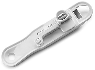 IBILI 799700 Effileur de Pour Haricots, Plastique, Blanc, 3 x 13 x 3 cm
