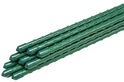 rg-vertrieb 10x Rankhilfe Pflanzstab Pflanzstäbe Pflanzenstütze Rankstab Stange Stab Tomatenstäbe Verbinder Pflanzstabverbinder 90-180cm zur Auswahl (90cm)