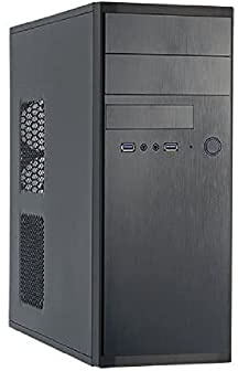 Chieftec HQ-01B Midi-Tower schwarz, PC-Gehäuse, ATX, Micro-ATX, für Haus/Büro, 0,6 mm