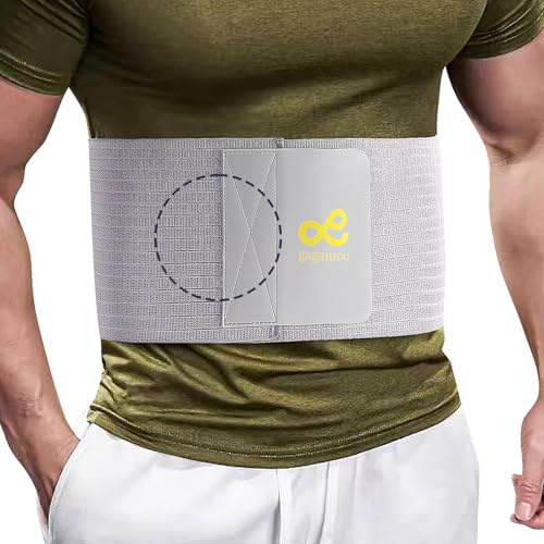 NabelbruchBandage.6.8Nabelhernie Gürtel Herren / Damen - Bauchgurtel für Hernie: Nabel, Inzisional, Epigastric, ventral. Leistenbruch Gürtel (Nabelbruch). Hernie Bauchweggürtel für Frauen/Männer-XL