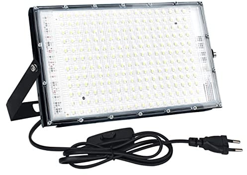 CREATESTAR LED Strahler 150W, LED Strahler Außen, Superhell 15000LM Außenstrahler, 6500K Kaltweiß LED Fluter mit IP65 Wasserdicht für Garten, Garage, Sportplatz, Terrassen