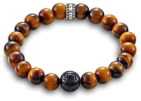 THOMAS SABO Armband Braun 925 Sterling Silber A1408-806-2-L19
