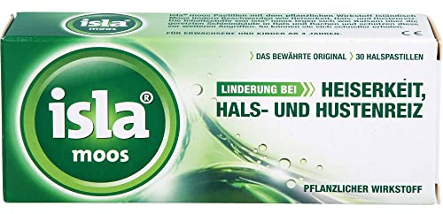 isla moos Halspastillen, 30 St. Pastillen