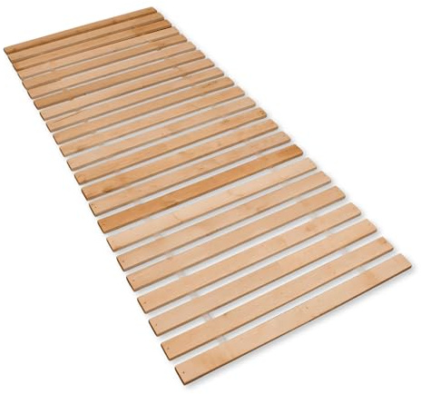 Betten-ABC Premium Rollrost, Stabiles Erlenholz, mit 23 Leisten und Befestigungsschrauben Größe 140 x 200 cm