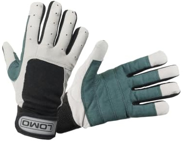 Lomo Segelhandschuhe mit langen Fingern, Grau, Segeln, Segeln, Segler, Wassersportler, Segelhandschuhe, Handschuhe