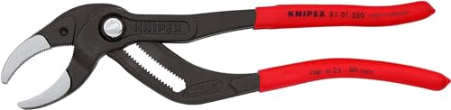KNIPEX Siphon- und Connectorenzange SpeedGrip mit rutschhemmendem Kunststoff überzogen 250 mm, 81 01 250