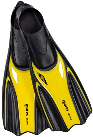 Mares Manta Junior – Flossen Kinder mit geschlossenem Fußteil, optimierter Antrieb, seitliche Rippen, Komfort und Leistung