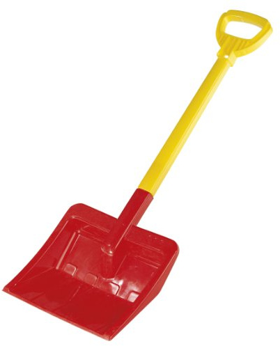 Rolly Toys rollyShovel Kinderschaufel rot/gelb – robuste Kunststoff Sandschaufel für Kinder, langlebiges Sandspielzeug für Garten, Strand & Sandkasten, ergonomischer Griff, 379675