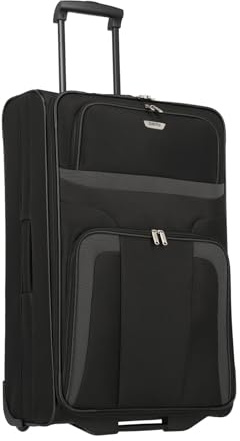 paklite Reisekoffer mit 2 Rollen, Rollkoffer groß, Orlando, klassischer Weichschalen Trolley im zeitlosen Design, 73 cm, 80 Liter
