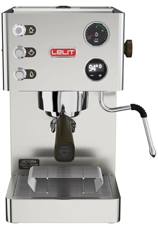 Lelit Victoria Kaffeemaschine - Mit Milchaufschäumer - Silber