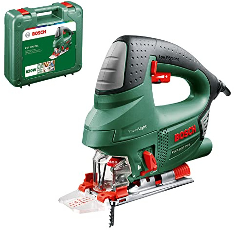 Bosch Stichsäge PST 900 PEL (620 Watt, Schnitttiefe 90 mm, im Kunststoffkoffer), Testnote: Testsieger (Magazin: Heimwerker Praxis)