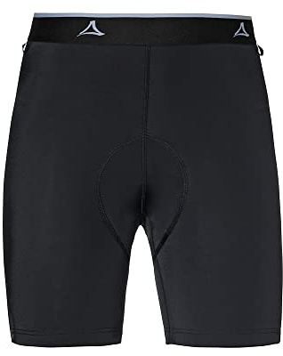 Schöffel Damen Skin Pants 2h L, atmungsaktive Radhose mit Polster und 4-Wege-Stretch, Fahrrad Unterhosen mit bakteriostatischer Silbernitrat-Behandlung, Black, 36