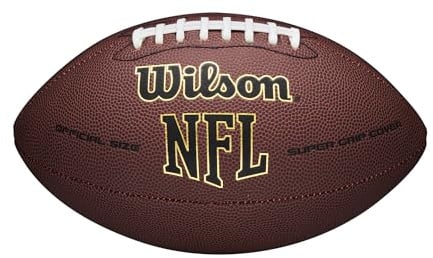 Wilson NFL Super Grip Fußball, braun, Official