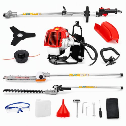 Benzin Motorsense 4-in-1 Multifunktionsgerät, 52cc Rasentrimmer