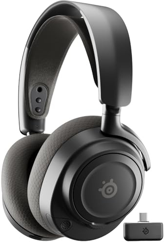SteelSeries Arctis Nova 7 Wireless Gen 2 Multi-Plattform-Gaming-Headset - Echtzeit-App-Steuerung - Über 50 Std. Akkulaufzeit - 2,4 GHz/Bluetooth parallel möglich -PC, PS5, PS4, Switch 1/2, Mobilgeräte