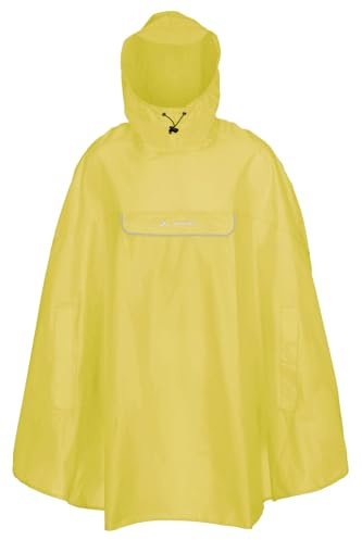 VAUDE Valdipino Poncho, wasserdicht und winddicht, lemon, XL