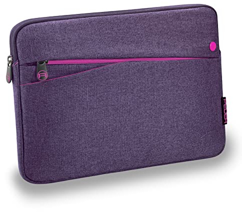 PEDEA Tablet Tasche 9–11 Hülle Case für iPad Pro 11 2025 M4/M2/M1, iPad Air 11 M3/M2 2024, iPad A16, Galaxy Tab S10FE, S9, A9+, Sleeve mit Zubehörfach, lila
