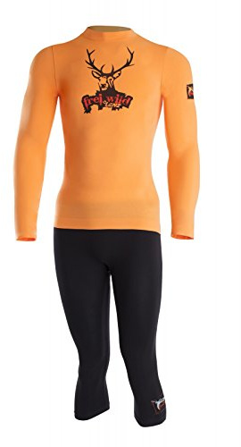 Lenz Unterwäsche Set Freiwild Men Funktionsbekleidung, orange/black, Größe:L/XL