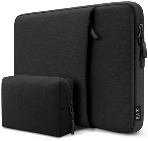 ZYB Laptop Hülle 13 Zoll,MacBook Tasche 13 Zoll für MacBook Air Neo 13 13.6 M5 M4 M3 M2 M1 2026 2025-2012,MacBook Pro 14/13 M5 M4 M3 M2 M1 2026-2012 etc 13.3 Zoll Laptop Tasche MacBook Sleeve-Schwarz