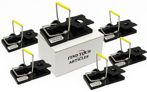 Rattenfalle und Mausefalle mit verbesserter Feder – sehr effektiv, langlebig und 6 Stück pro Verpackung.