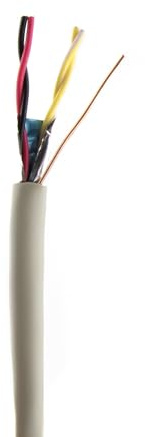 SeKi Telefonkabel 2x2x0,6mm J-Y(ST) Y 25m rund für Unterputzmontage, Fernmelde-Installationsleitung 4-adrig