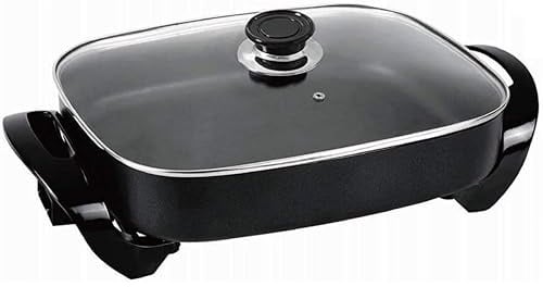 Shov Bratpfanne MG-3040 – Multifunktionale Elektropfanne - Pizzapfanne, Partypfanne Ø30x40cm