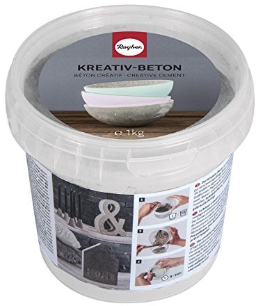 Rayher 34153000 Kreativ-Beton, Eimer 2,5kg