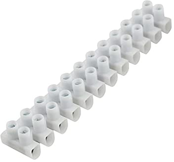 UNITEC Lüsterklemme 10 Stück | 12 polig | bis 380 Volt einsetzbar | 1,5 - 6,0 mm²| transparent