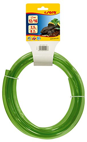 sera 45057 44546 Schlauch grün 2,5 m - Schauch fürs Aquarium - Flexible Schläuche in verschiedenen Durchmessern, Längen und Farben