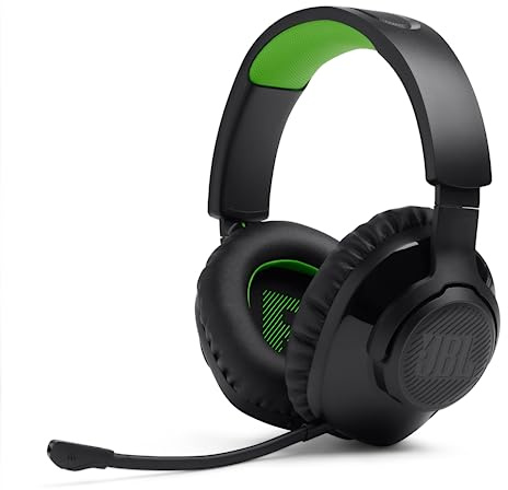 JBL Quantum 360X Over-Ear Gaming Kopfhörer – Für die Xbox sowie PC, Mac und Nintendo Switch – Mit Boom Mikrofon und 22 Stunden Akkulaufzeit – Schwarz