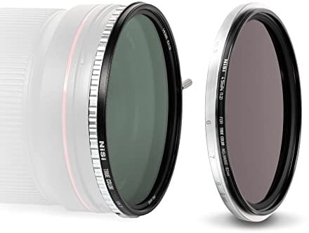NiSi 82mm Swift VND Kit - True Color 1-5 Blenden Variable ND Filter + ND16 (4 Blenden) Neutral-Graufilter