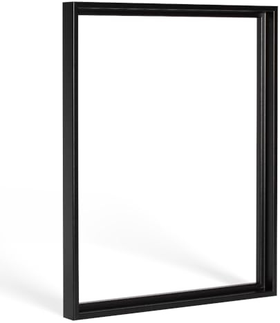 Bildershop-24 Schattenfugen - Rahmen LEMGO 70x100cm Schwarz (matt) - 7 Farben 73 Formate