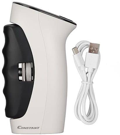 Sonew Elektronischer Handdynamometer, LED Handgriff mit USB, Digitaler Handkraftmessgerät für Zuhause und Fitnessstudio, Handgriffverstärker, Grip Strength Trainer