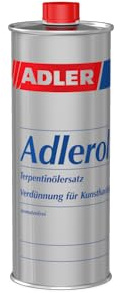 ADLER Adlerol 1 Liter Terpentinölersatz Streichverdünnung, Reinigungsmittel und Pinselreiniger