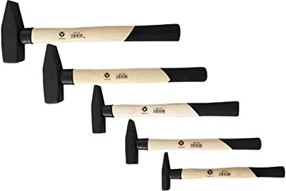 Schlosserhammer Hammer Hämmer 100/200/300/800/1000g Set 5tlg Hammerset