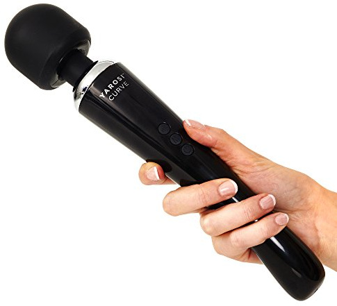 Yarosi Curve Massagegerät – Massagestab mit 8 leistungsstarken Geschwindigkeiten und 20 Mustern – Starker Vibrator für Muskelschmerzen und Sporterholung - Schwarz