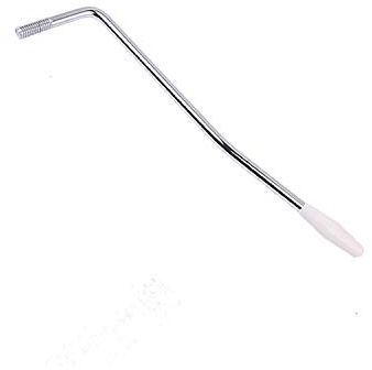 LGEGE Tremolo-Arm, 6 mm, Gewinde, geeignet für Fender Squier Stratatocaster Elektrogitarre, 6 mm Gewinde mit weißer Spitze