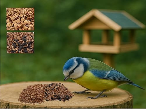Kombiangebot 10kg Fettfutter & 10kg Streufutter Vogelfutter Wildvogelfutter