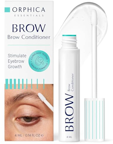 ORPHICA BROW Augenbrauen Serum 4 ml - Für Dichte, Starke und Volle Augenbrauen, Conditioner für sichtbares Wachstum, Booster Hair Growth Gel - Augenbrauen Farbe Verbesserung, Augenbrauenpflege